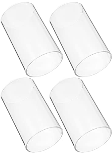 BESPORTBLE Lot de 4 bougeoirs en Verre en Verre pour décoration de Table 10 cm