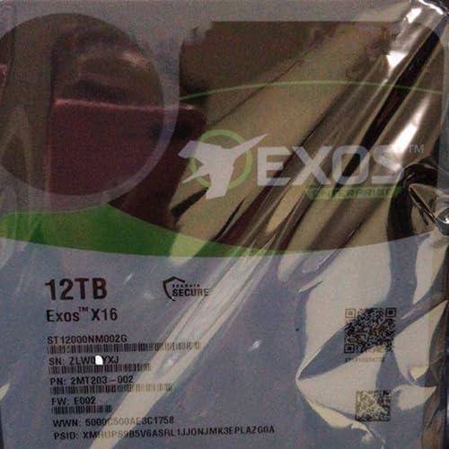 Disco duro para Exos 12 TB 3,5 pulgadas 7,2 K SAS 12 Gb/s 256 MB para disco duro interno Enterprise Class HDD para ST12000NM002G