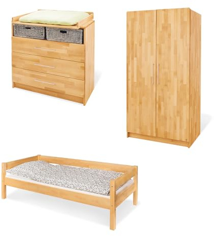 Pinolino Kinderträume Jugendzimmer-Set 'Natura' breit, 3-TLG.