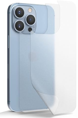 GIOPUEY Rückseite Folie Kompatibel mit iPhone 15 Pro Max, Hochwertige Materialien TPU Matte Textur iPhone 15 Pro Max Rückseite Schutzfolie - Translucent [2 Stück]