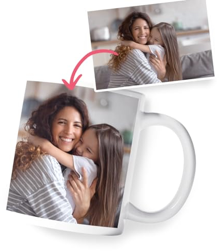 latostadora Taza Personalizada Con Foto o Texto - Tazas Personalizadas Dia del Padre Madre - Tazas de Colores para Personalizar - Regalos Personalizados Taza Personalizable - Personalised Mug