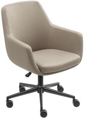 Sedero Bürostuhl Volos - Esszimmerstuhl (Kunstleder, Taupe)