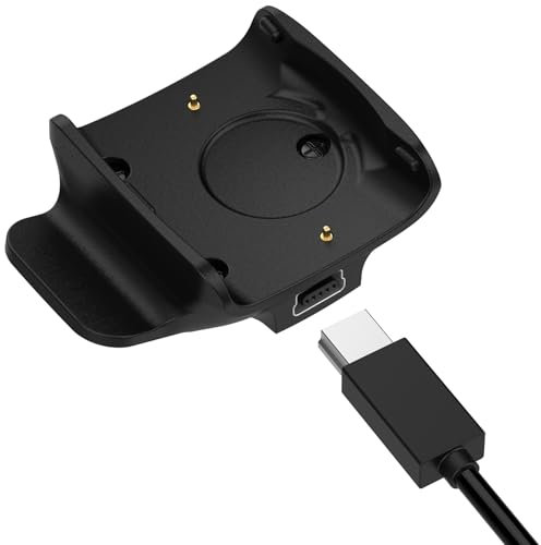 AWADUO Adaptador de cable de carga USB tipo C de repuesto compatible con Garmin BarkLimiter Deluxe/Delta Deluxe Dog Shock Collar (negro)
