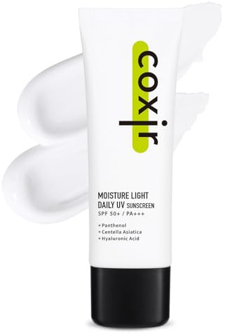 coxir Moisture Light Daily UV Sunscreen | Leichter Serum-Sonnenschutz aus Korea | 50 ml / 1.69 fl.oz