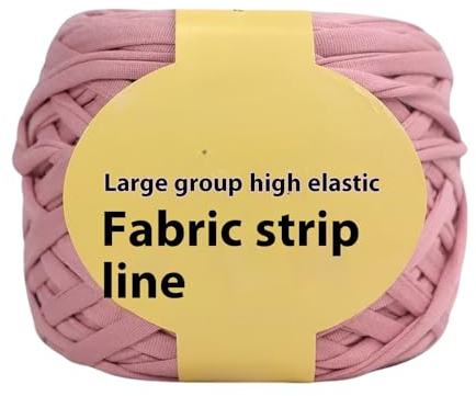 300g/100m T-Shirt Garn, T-Shirt Bändchengarn Zum Häkeln, Häkelgarn Dickes Garn für Häkeltaschen/Körbe/Teppiche, Heimdekoration, DIY-Kunsthandwerk
