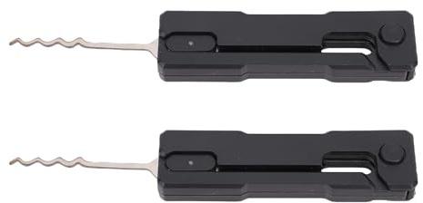 Aumotop Lock Pick Tool, Stress Relief Toy Hook Rake Set for Outdoors, Pocket Size Hobbyist Tool for Everyday Carry