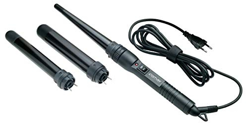 Comair Professionell Multi-Funktion Haar Lockenwickler mit 3 Anbaugeräte, Schwarz