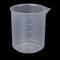 Vaso de precipitados de plástico, transparente, graduado - 500 ml - Vaso de precipitados para laboratorio, ideal para mezclar, analizar y transportar líquidos de forma segura