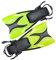 Aqualung - Flame Kinderflosse Junior Flossen (Lime transparent, 27 - 32)