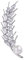 FOCALOOK Broche Robe de Mariée Femme Pins Bijoux Plaqué Platine Épi de Blé avec Perle d'imitation Blanche et Strass Accessoire Vêtement