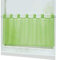 Joyswahl Scheibengardine Voile Bistrogardine »Eva« Unifarbige Kurzstore Transparente Gardine Stores HxB 60x145cm Grün 1er Pack