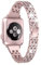 Secbolt Slim Bling fasce compatibile Apple Watch 38 mm iWatch serie 3, Serie 2, serie 1, con strass metallo gioielli braccialetto da polso, 4 colori disponibili, Rose Gold-38mm