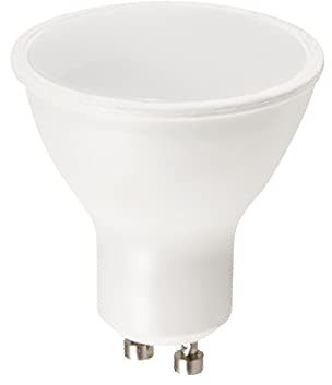 Velamp lampadina LED Spot - Attacco GU10 - Ampiezza fascio luminoso 110° - Tensione 230V - Potenza 6W Equivalenti 42W - Luminosità 490lm - Temperatura colore 4000K (luce naturale)