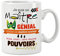 ÉNJA Création. Mug maître d'école/Tasse Maître, Maîtresse, Atsem, Aesh avec des supers pouvoirs Cadeau fin d'année scolaire Cadeau original. Prix mini. Céramique haute qualité 11oz 320ML (MAÎTRE)