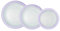 Quid Kaleido Service de table en céramique 18 pièces 6 personnes Violet