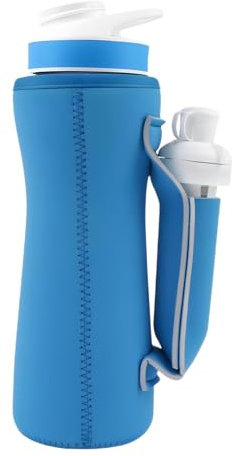 weiting Custodia per refrigerante per bottiglie, bicarbonato di sodio, portabottiglie d'acqua, in neoprene, con contenitore per caramelle Lollipop, per limonata, bottiglia di birra, biberon