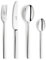 Paul Wirths AURA Besteck Set für 6 Personen, Essbesteck 24-teilig, Edelstahl rostfrei, spülmaschinenfest, minimalistisches Design mit Hochglanzpolitur, elegantes Tafelbesteck