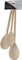 APOLLO Beech Spoon Set 8in/10in/12In, Wood, Brown, 19.8 x 8.6 x 2.6 cm