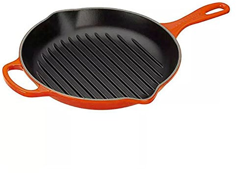 Le Creuset 20193260900422 Grillpfanne, Gusseisen, ofenrot, 23 cm
