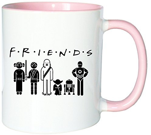 Mister Merchandise Tazzine da caffè Coffee Friends Tazze Grandi Tazza Teiere, Molti Colori