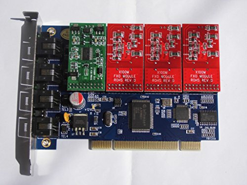 TDM400P mit 3FXO+1FXS PCI Asterisk Karte