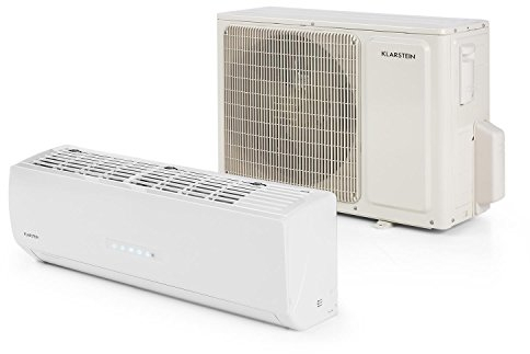 Klarstein Windwaker Supreme 9000 Aire Acondicionado Inverter - Split 9000 BTU, 6 Niveles, 2,6 kW Potencia frigorífica, 2,8 kW de Potencia calorífica, Caudal: 650 m³/h, Mando a Distancia, Blanco
