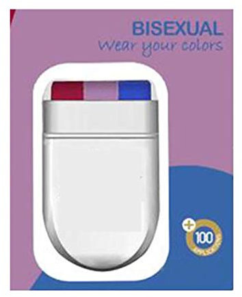 DIGITAL SPOT Adults Gay Pride Rainbow Face Paint Brush Lesbian Bisexual Fan Brush Unisex Cosplay Party Make Up Face Body Paints Bisexual One Size