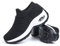 Hitmars Scarpe da Ginnastica da Donna Scarpe Sportive da Corsa Palestra Cuscino d'Aria Nero/Bianco 2-EU38