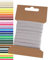 maDDma 5m Gummiband 6,6mm Gummilitze Wäschegummi elastisches Band Wäscheband Farbwahl, Farbe:hellgrau