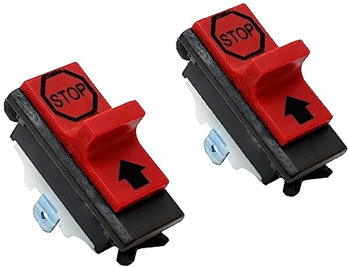 Hippotech Confezione da 2 interruttori On/Off per motosega Husqvarna 40/41/42/45/50/51/55/61/66/162