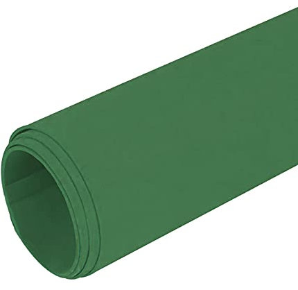 Moosgummi 90cm breit ab 0,5m 23 Farben Schaumgummi PE Schaumstoff Basteln Stoff, gerollter Versand, Farbe:moosgrün