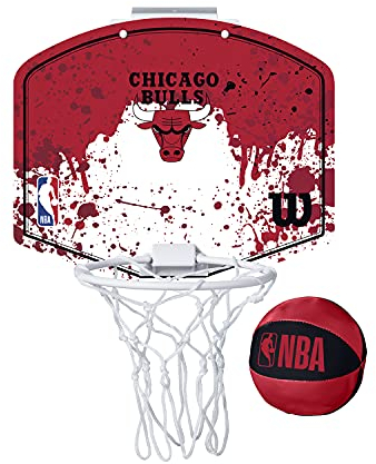 Wilson Mini-Basketballkorb NBA TEAM MINI HOOP, CHICAGO BULLS, Kunststoff