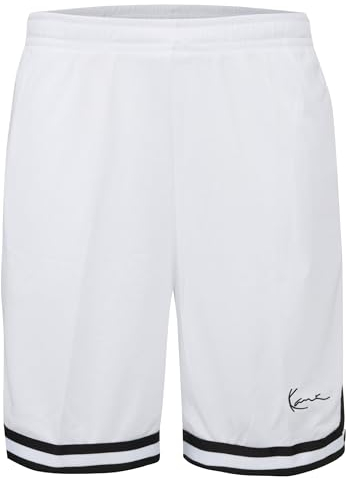 Karl Kani Herren Signature Mesh Shorts White/Black, S