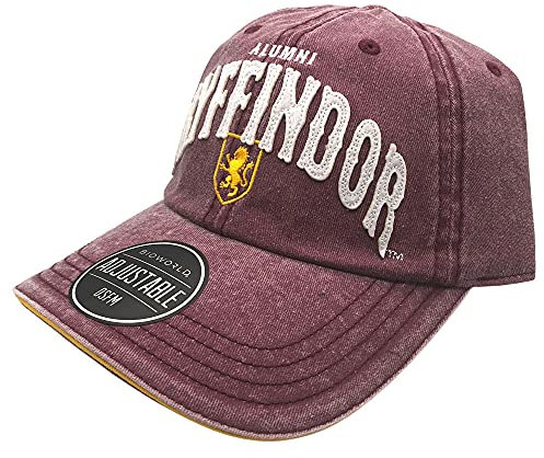 Harry Potter House Alumni verstellbare Kappe, kastanienbraun, One size