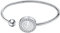 SIUMAL Bracelet Femme Jonc en Or Rose Argent Acier Inoxydable Bracelet pour Les Filles