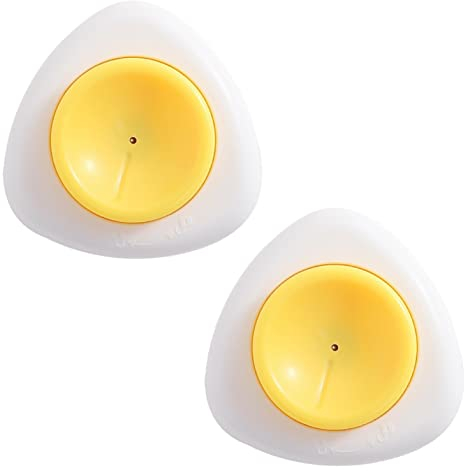 Binnan 2Pcs Egg Picker, Creative Egg Piercer Pricker Automatic Kitchen Egg Piercer Tool, Egg Hole Puncher Egg Dividers Beater Picker Tool for Home Kitchen Dining Semi-Automatic Gadget