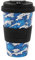 IDRINK®- RPET-Kaffeebecher mit Silikonverschluss zum Öffnen, leicht zu tragen 435 ml Becher zum Mitnehmen aus recyceltem Kunststoff 8,7 x 8,7 x 15 cm 435 ml (WAVE)