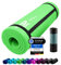 REFIT FITNESS Gymnastikmatte Profi 190 x 60 x 1.0 cm Grün PainProtect SmartCell NBR rutschfeste Yoga Matte Pilates Sport Gymnastik Yogamatte 10 MM Sportmatte Tragegurt Tasche