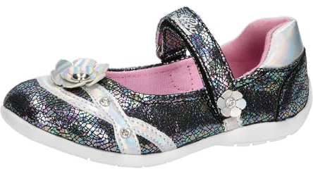 Lico Mädchen Mona V Ballerinas, Silber Rosa, 28 EU