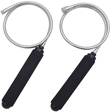 VASTOOLS Flexibler Magnetheber 2 Stück, 1kg & 2kg, 66cm Flexibel Stabmagnet Stark