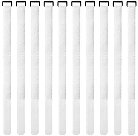 TOSIER Goal Post Straps - Hockey Net Straps,Reusable Wear-resistant Football Net Fixed Straps With Hook And Design For Cable