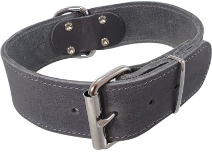 Nobby 80933-74 Halsband TABIL extra breit grau 55 cm (38-48 cm), 40 mm