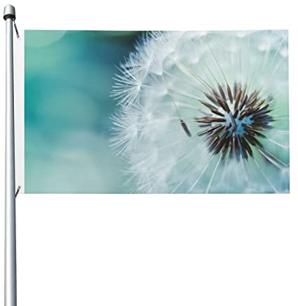 Dekorationen Banner, Frühlings-Luwenzahn-Flagge, 1,5 m x 0,9 m, doppelseitige Flagge, geeignet für drinnen und draußen