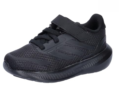 adidas RUNFALCON 5 Shoes Infants, Zapatillas para Correr Unisex niños, Core Black/Core Black/Core Black, 23 EU