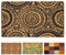 LUA VIKA Coir Doormat - Mandala - 40x70 cm - Outdoor Door mat - Front Door mat outside - Doormats outside