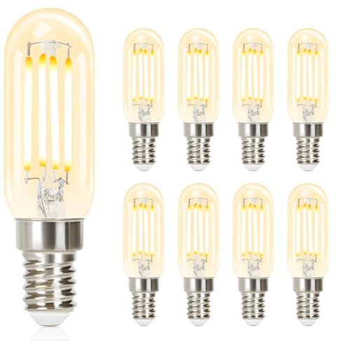 GBLY 8er pack LED Glühbirne E14 Vintage Lampe - T25 Warmweiss Filament Leuchtmittel Edison Glühlampe 2700K 4W Warmweiß Retro Birne Glas Antike Energiesparlampe für Haus Hotel Bar Café