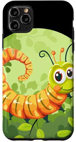 Hülle für iPhone 11 Pro Max Happy Caterpillar Kostüm