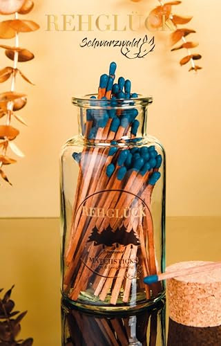 REHGLÜCK Schwarzwald Apothekerflasche Honeyblue