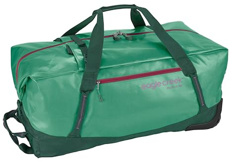 Eagle Creek Migrate Reisetasche mit Rollen 110L I Recyceltes wasserabweisendes Material I Rucksack-Funktion I 110 Liter Volumen I Willow