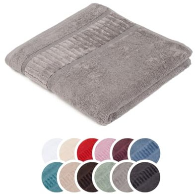 liebling Handtuch Bio Baumwolle, Serie Organic, 500 gr. / m², 50 x 100 cm, 60 Grad, saugstark, schnelltrocknend, Farbe: Silber